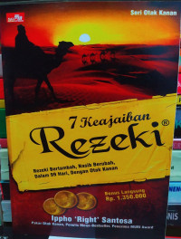 7 Keajaiban Rezeki Bertambah Nasib Berubah Dalam 99 Hari dengan Otak Kanan