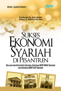 Sukses Ekonomi Syariah Di Pesantren