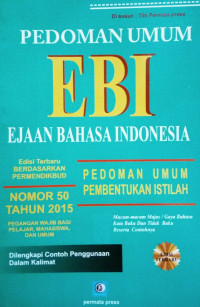 Pedoman Umum Ebi Ejaan Bahasa Indonesia
